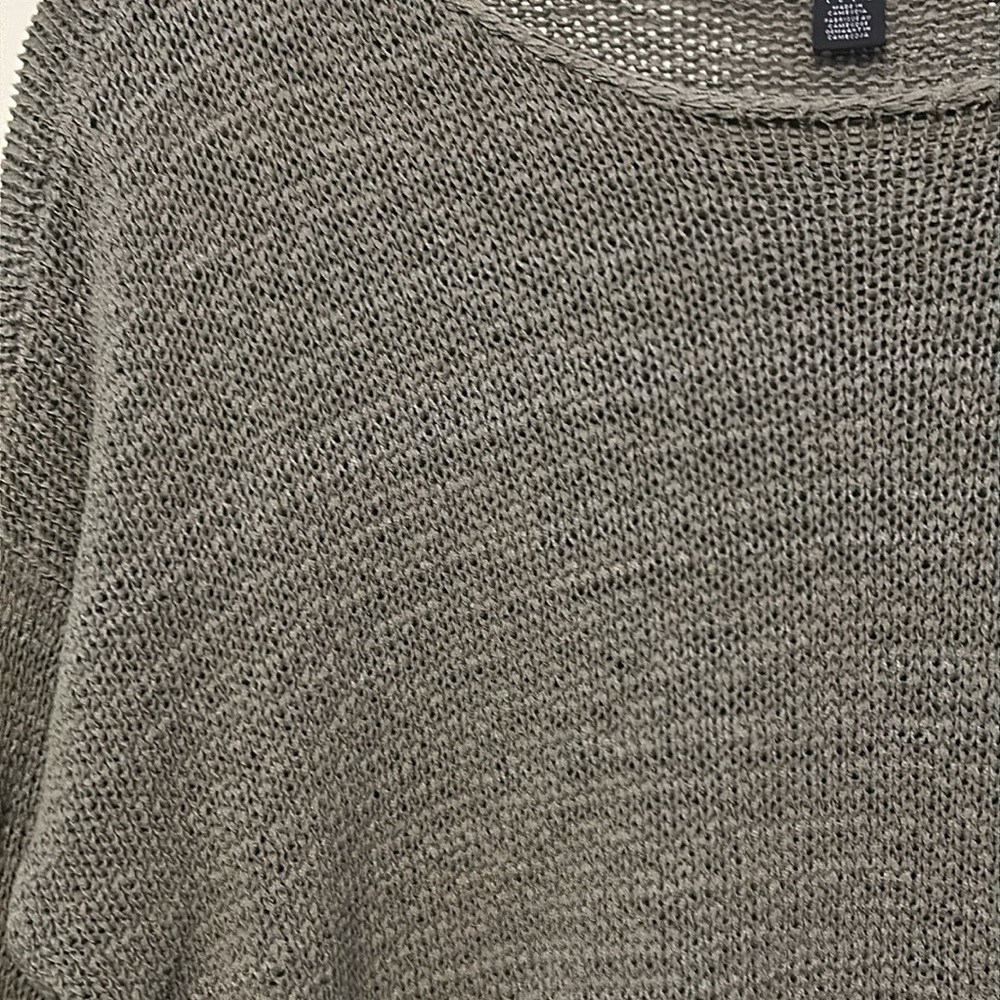 Lord & Taylor Olive Green Knit Sweater Women’s Large - Picture 3 of 7